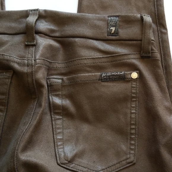 7 for all mankind skinny pants size 25 - Picture 6 of 7